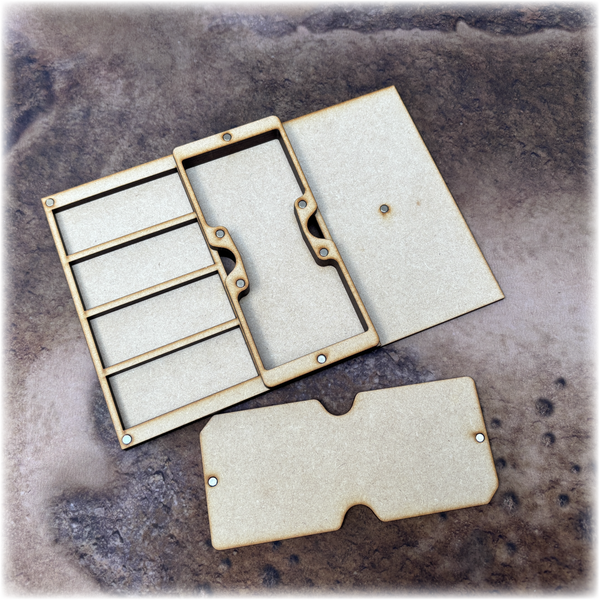 WarVault Modular Dice Holder & Battle Token Storage – Tray Lift & Storage Add-On