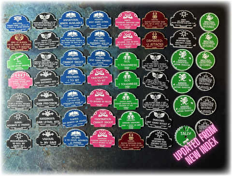 Chaotic Daemons 10th Edition 40k Index Token Set