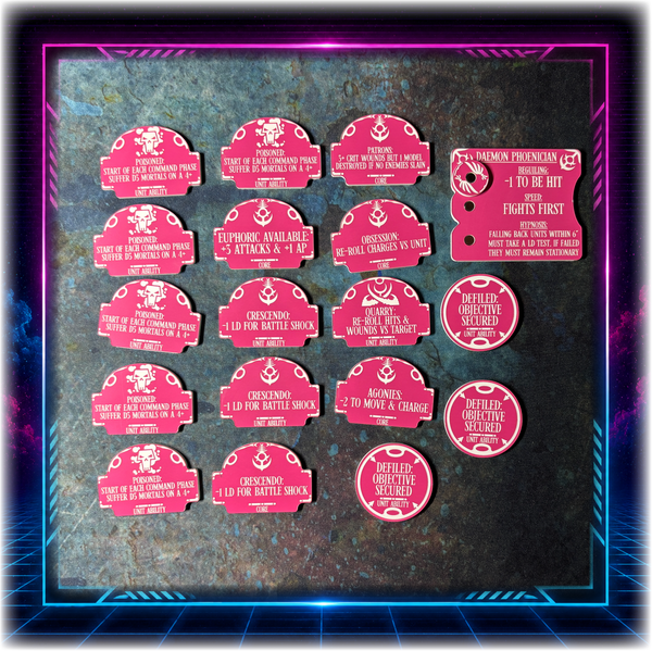 Emperor's Chosen - Unit Abilities - Grimdark Token Set