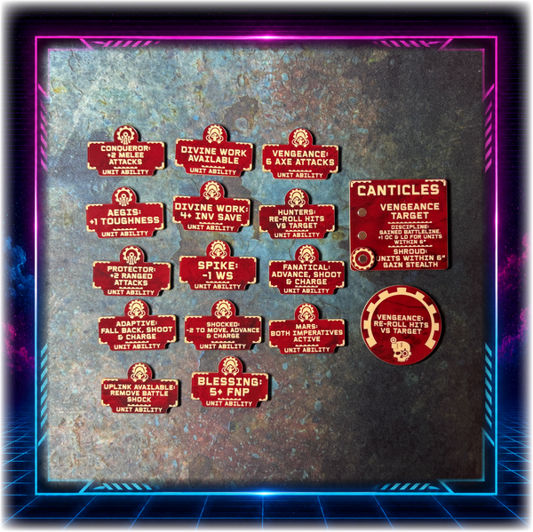 Machine Cult - Unit Abilities - Token Set