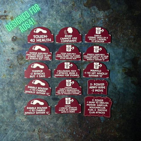 GIANTS! AoS 4th Edition Token Set