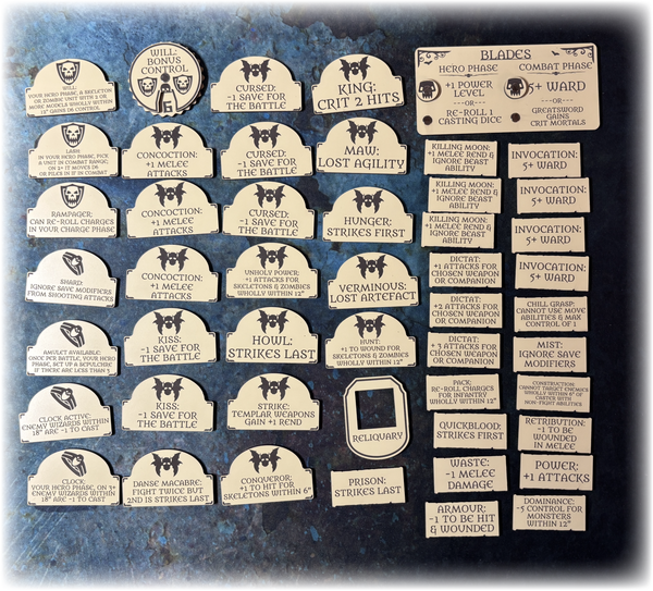 Vampiric Dynasties AoS 4th Edition Token Set