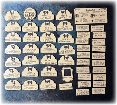 Vampiric Dynasties AoS 4th Edition Token Set