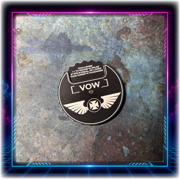 Templar Brothers - Magnetic Vow Tracker - Grimdark 11th Ed