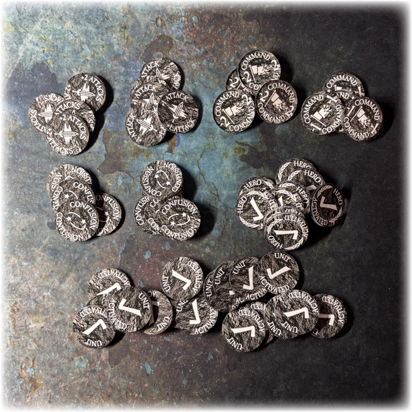 10mm Revolution - Game Tokens - Full Colour & Dual Sided