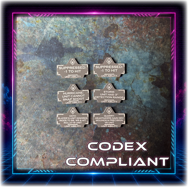 Wolf Brothers - Unit Abilities - Grimdark 11th ed Token Set