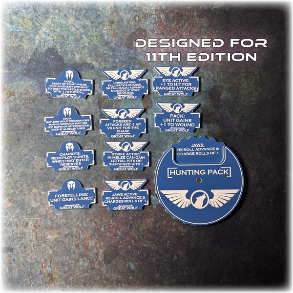 MEGA BUNDLE - Wolf Brothers - Grimdark Token Set