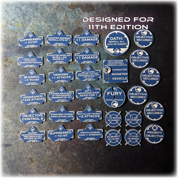 MEGA BUNDLE - Wolf Brothers - Grimdark Token Set