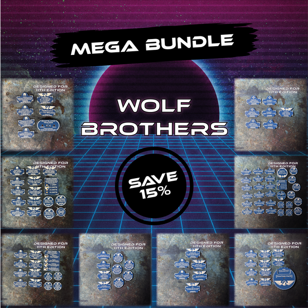 MEGA BUNDLE - Wolf Brothers - Grimdark Token Set