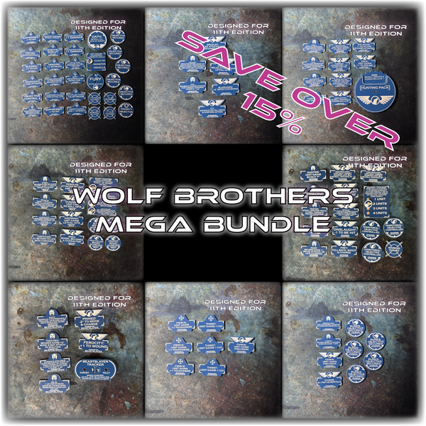MEGA BUNDLE - Wolf Brothers - 11th Edition Token Set
