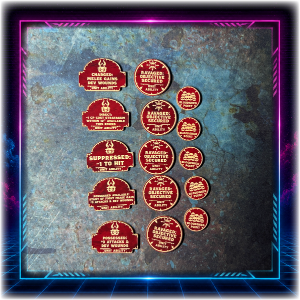 World Devourers - Unit Abilities - Grimdark Token Set