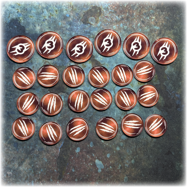 Superhero Crisis - Wound Token Set