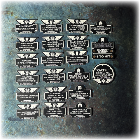 Battle Brothers - Xeno Hunters-  10th Edition 40k Token Set