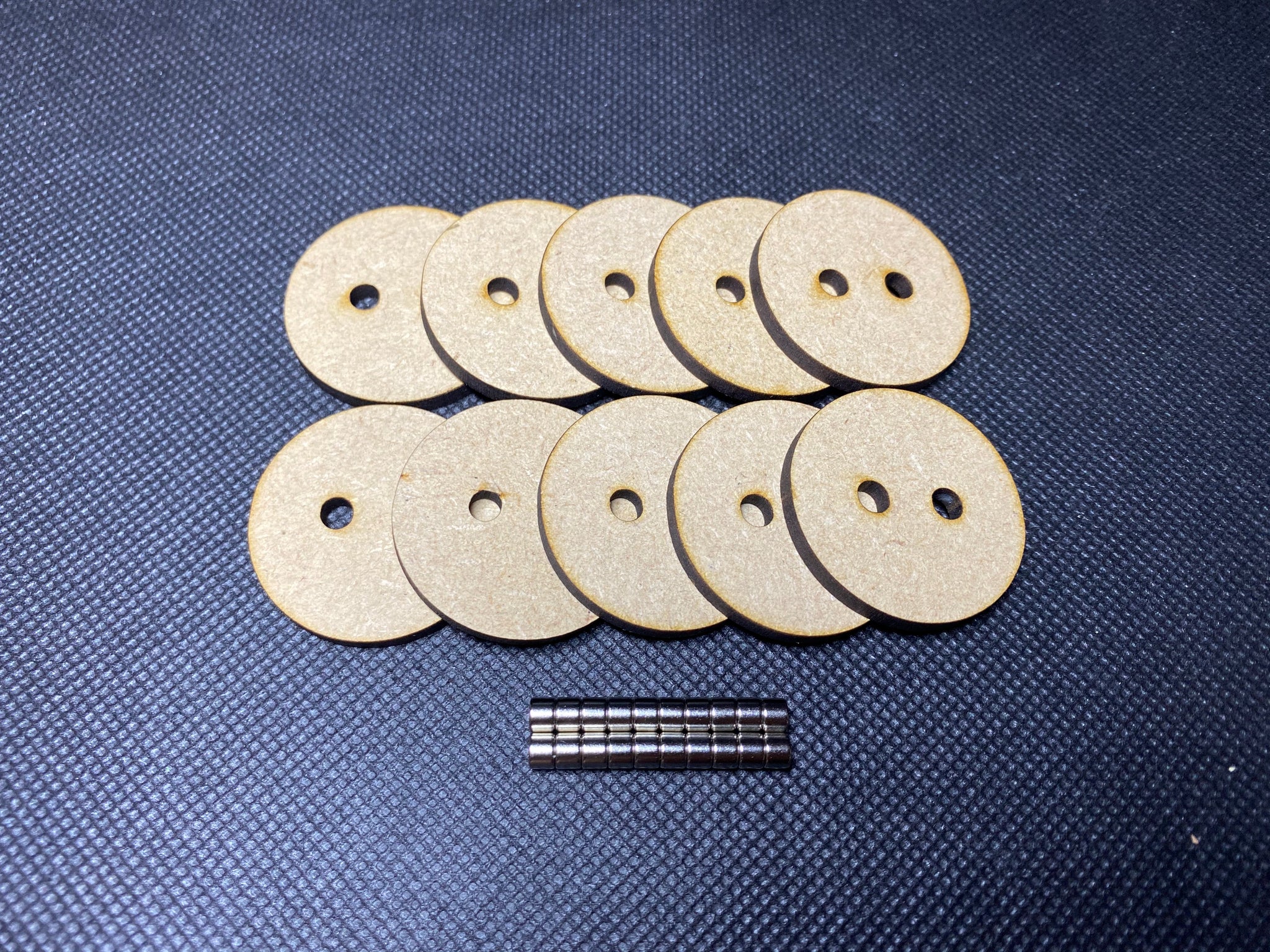 32mm MDF Magnetised Bases - Pack of 10
