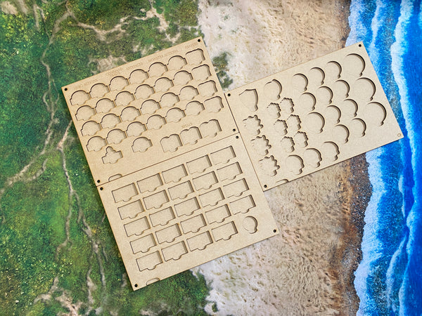 MDF Gaming Trays - 3rd Edition Bundle Core Set